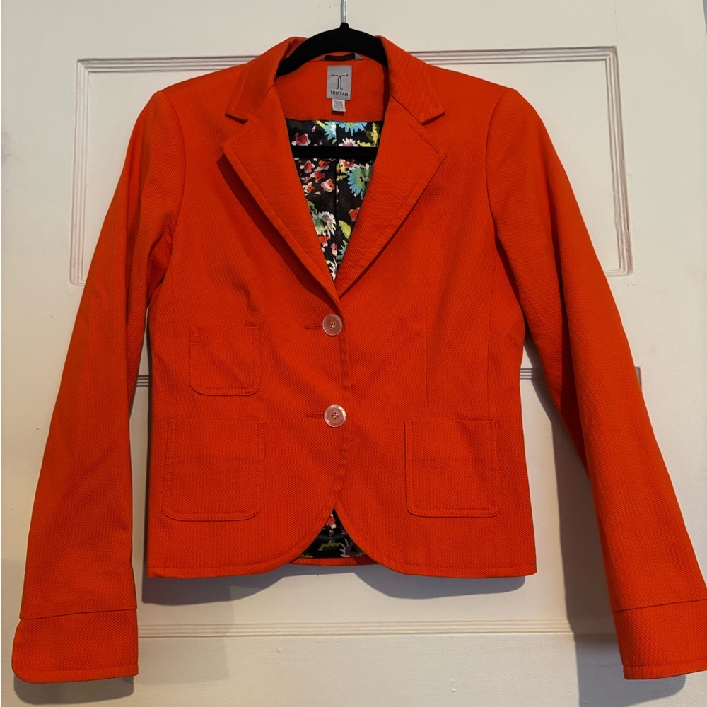 Tristan Vibrant Orange Women's Blazer